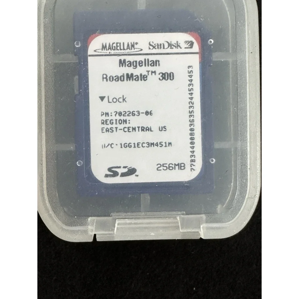 Sim Card Magellan Road Mate 300 East-Central US Compatable With Garmin